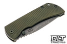 McNees PM Mac 2 3.5" MagnaCut Drop Point - Swerve - Atomic Green Titanium