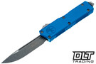 Microtech 1176-10APBL Scarab II S/E Gen III Executive - Blue Handle - Apocalyptic Blade