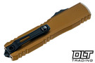 Microtech 11214-1TA Ultratech S/E Gen IV - Tan Handle - Black Blade