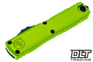 Microtech 11214-1NG Ultratech S/E Gen IV - Neon Green Handle - Black Blade