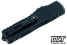 Microtech 12324-2T UTX-85 D/E Gen IV - Black Handle - Black Blade