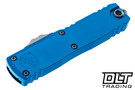 Microtech 12314-10BL UTX-85 S/E Gen IV - Blue Handle - Stonewashed Blade