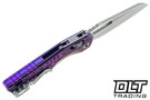 Microtech 210-10FRMS5 MSI S/E - Frag - Purple Haze Anodized Titanium - Stonewashed Blade - Purple Accents - Marfione Select