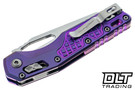 Microtech 210-10FRMS5 MSI S/E - Frag - Purple Haze Anodized Titanium - Stonewashed Blade - Purple Accents - Marfione Select