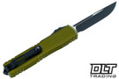 Microtech 11214-1OD Ultratech S/E Gen IV - OD Green Handle - Black Blade
