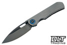 Kunwu Excalibur MC - Bead Blasted Titanium - DLC Vanax Blade
