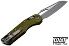 Microtech 210-10APOD MSI S/E - OD Green Handle - Apocalyptic Blade