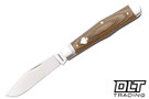 RoseCraft Blades Cumberland River Coke Bottle - Light Brown Micarta