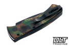 Pro-Tech Duke 2 - Woodland Camo Handle - Black DLC MagnaCut Blade