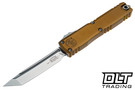 Microtech 11234-10TA Ultratech Gen IV T/E - Tan Handle - Stonewashed Blade