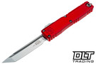 Microtech 11234-10RD Ultratech Gen IV T/E - Red Handle - Stonewashed Blade