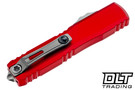 Microtech 11234-10RD Ultratech Gen IV T/E - Red Handle - Stonewashed Blade