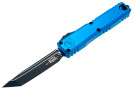 Microtech 11234-1BL Ultratech Gen IV T/E - Blue Handle - Black Blade