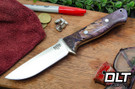 Bark River Blade Raid Bravo 1 A2 Spalted Maple Burl