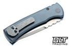 Chaves Pro-Tech Redencion 229 - Grey Stonewash Aluminum - Stonewash S35VN Blade