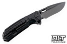 Reate Terminator T600 - Black DLC Titanium - Black DLC MagnaCut Blade - Black Clip & Collar