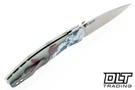 Three Rivers Manufacturing Atom MagnaCut - Linerlock - 3D Koi Jade G-10