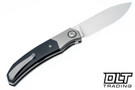 Trevor Burger Custom Knives Urban - Titanium Bolster - Black Synthetic Handle