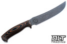 WTG Atayal C - SK85 Dark Washed Blade - Earth Camo G-10 - OD Green Kydex