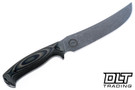WTG Atayal C - SK85 Dark Washed Blade - Jungle Camo G-10 - Black Kydex