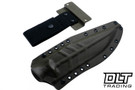 WTG Lanzeta NC - SK85 Dark Washed Blade - OD Green G-10 - Brown Liner - OD Green Kydex