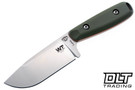 WTG Lynx - N690 Satin Blade - OD Green G-10 - Orange Liners - Black Kydex