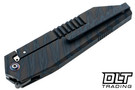 WE Knife Company Collinear Flipper WE22034D-3 - Stripe Flamed Titanium - Gray Stonewashed M390 Blade