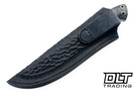 Cross Knives Hunter Pro Tapered Tang - Oreo Cookie Micarta - Black & White Liners