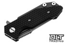 Hinderer Half Track Slicer MagnaCut - Battle Bronze Anodized Titanium - Working Finish Blade - Black G-10