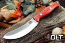 Bark River Fox River EXT-1 Skinner MagnaCut Red Linen Micarta