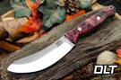 Bark River Fox River EXT-1 Skinner MagnaCut Cherry & Purple Maple Burl