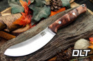 Bark River Fox River EXT-1 Skinner MagnaCut Brown & Coral Maple Burl