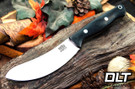 Bark River Fox River EXT-1 Skinner MagnaCut Black Canvas Micarta - Red Liners