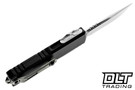 Microtech 12314-11 UTX-85 Gen IV - Black Handle - Stonewashed Blade