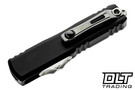 Microtech 12314-11 UTX-85 Gen IV - Black Handle - Stonewashed Blade