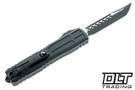 Microtech 1119EX-1TS Ultratech EX ZBP Hellhoound - Black Handle - Black Blade - Signature Series
