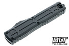 Microtech 1119EX-1TS Ultratech EX ZBP Hellhoound - Black Handle - Black Blade - Signature Series
