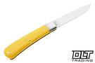 Great Eastern Northfield UN-X-LD 1095 - Mustang - Yellow Linen Micarta