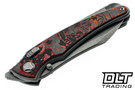 Hawk Knives Talon M390 - Titanium Handle - Mars Valley FatCarbon Overlay