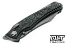 Hawk Knives Talon M390 - Titanium Handle - Black Dunes FatCarbon Overlay
