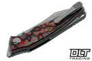 Hawk Knives Talon M390 - Titanium Handle - Lava Flow FatCarbon Overlay