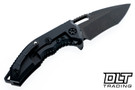 Heretic Medusa Manual - Recurve DLC MagnaCut Blade - Black Tactical Chassic - Black Hardware
