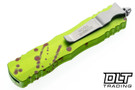 Microtech 225-10Z Dirac D/E - Zombie Tech Handle - Stonewash Blade