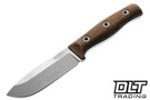 Hellbender Snot Otter 4.0 - Satin 3V Blade - Burlap Micarta