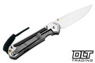 Chris Reeve Small Sebenza 31 - Polished Blade - Bog Oak Inlay - #46 - Back