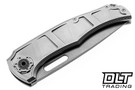 Rangermade Knife & Tool OBJ-2 - Bead Blasted Titanium - Drop Point S35VN Blade #014