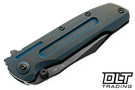 Reate 9D-V2 - Bronze Blue Titanium - 154CM Belt Satin DLC Blade