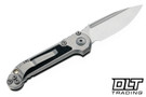 Microtech 1135-10MS8 LUDT - Stonewash Frag Pattern Titanium - Stonewash Blade - Bronze Accents - Marfione Select
