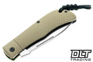 Jack Wolf Timber Jack - Ultralight Series - FDE G-10 Crosshatch
