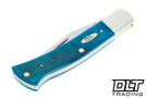 Case Axe Handle - Caribbean Blue Bone - Sawcut Jig